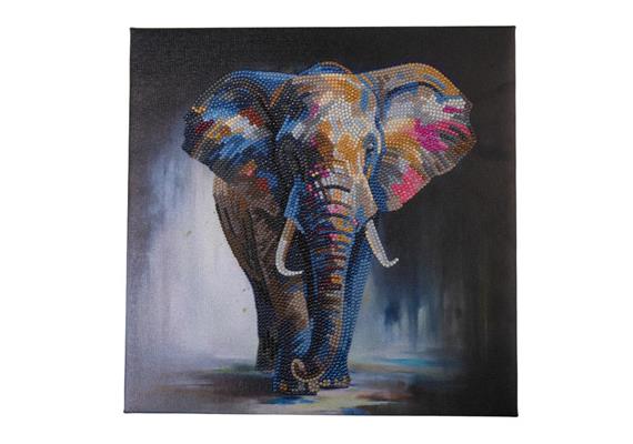 Majestätischer Elefant, 30x30cm Crystal Art Kit