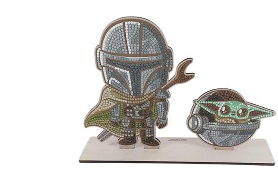 Mandalorian & Grogu, Crystal Art Duo Buddies XL