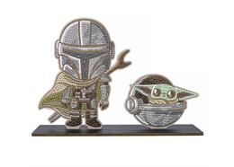 Mandalorian & Grogu, Crystal Art Duo Buddies XL