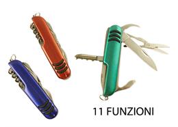 Mehrzweckmesser, 11 Funktionen, 3 ass., mit Ortsnamen Gravur Lenk und Edelweiss