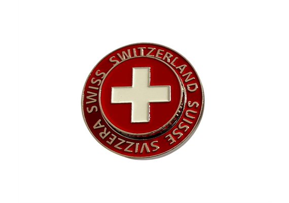 Metall Magnet Schweizerkreuz drehend
