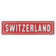Metall Magnet Switzerland Schild