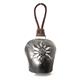 Metallglocke Klein mit Edelweiss 11,5 x 11,0 cm