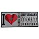 Metallic Magnet I love Switzerland, Since 1291, 12cm