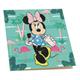Minnie on Holiday, 18x18cm Crystal Art Card