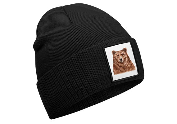 Mütze Bär schwarz