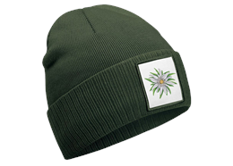 Mütze Edelweiss olive grün