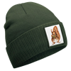 Mütze Eichhörnchen olive grün