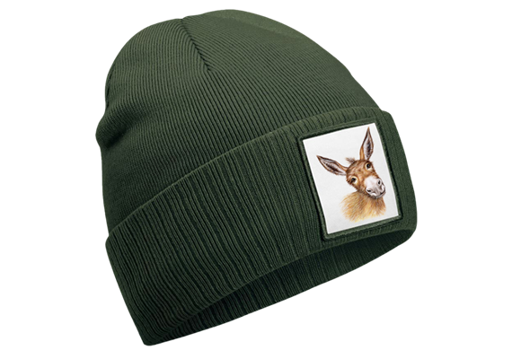 Mütze Esel olive grün