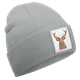 Mütze Hirsch graublau