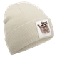 Mütze Waschbär sand beige