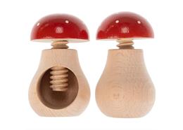 Nussknacker Fliegenpilz aus Buche geölt