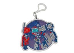 Optimus Prime & Megatron, Crystal Art Rucksack Anhänger