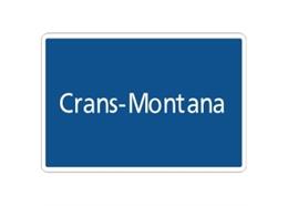 Ortstafel Crans-Montana
