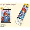 Paddington in London, Crystal Art Scroll 35x45cm