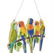 Papageien-Paradies, Crystal Art hängende Wanddekoration | Bild 2