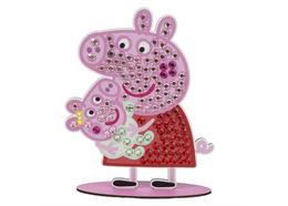 Peppa Pig & Evie, Crystal Art Junior Buddies XL, 20cm