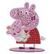 Peppa & Evie, Crystal Art Junior Buddies XL, 20cm