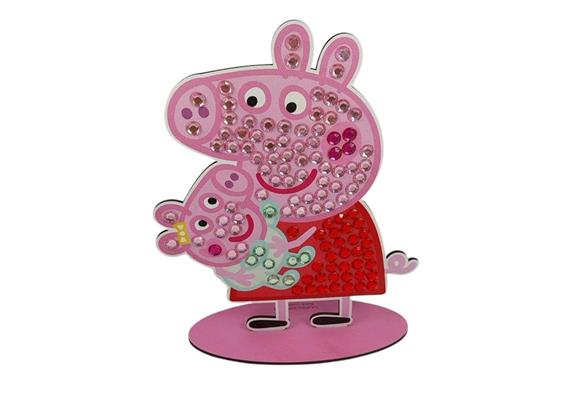 Peppa & Evie, Crystal Art Junior Buddies XL, 20cm