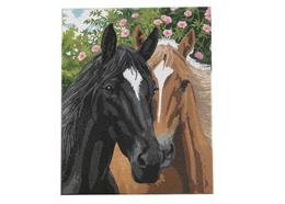 Pferde in Harmonie, Crystal Art Kit 40x50cm
