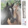 Pferde in Harmonie, Crystal Art Kit 40x50cm | Bild 4