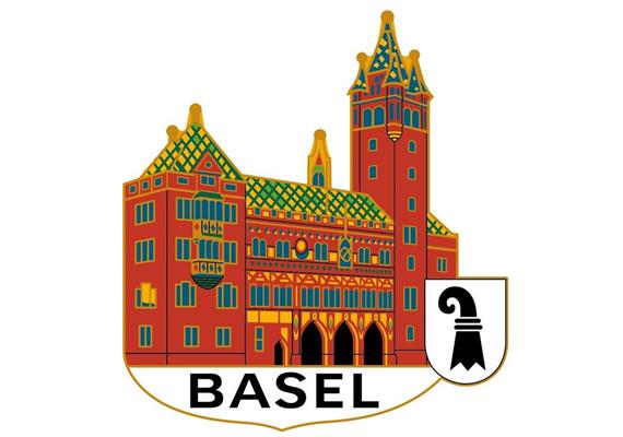 Pin Basel Rathaus, 35mm