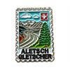 Pin Briefmarke Aletschgletscher, 25mm