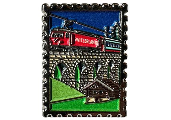 Pin Briefmarke Switzerland Express, 25mm