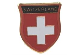 Pin CH-Wappen mit "Switzerland", Grösse: 13 mm