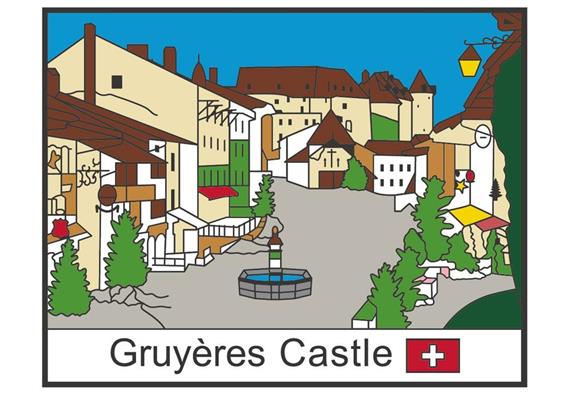 Pin Château de Gruyères