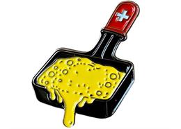 Pin Raclette mit Käse, 30mm