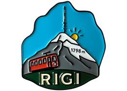 Pin Rigi mit Zug, 30mm