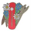 Pin Sackmesser mit Edelweiss - Switzerland, 35mm | Bild 3