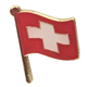 Pin Schweizer Flagge, 15 mm