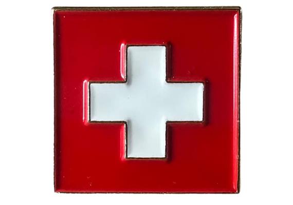 Pin Schweizer Kreuz, 15 mm