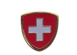Pin Schweizer Kreuz Wappen, 12 mm
