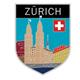 Pin Zürich mit Grossmünster, 27mm hoch