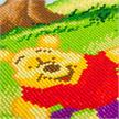 Plantschender Winnie Pooh, Crystal Art dreiteiliges Bild Teil 3, 40x22cm | Bild 3