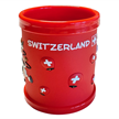 Plastiktasse rot mit Kuh, Switzerland | Bild 3