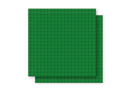 Platte 20x20 Basic Doppelpack grün