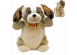 Plüsch-Rucksack Bernardiner Hund rmit Fass, 33 cm