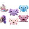 Plüschbälle Jelly Axolo, 8 cm, Display 12 Stk 4 assortiert