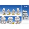 Poly-Engel "Igor" mit Bienen Display weiss-coloriert sort. H6.5-8cm