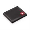 Portemonnaie Herren schwarz mit CH-Kreuz