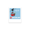 Postkarte Easy Life - Switzerland