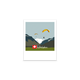 Postkarte Interlaken Paraglider