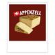 Postkarte Käse - Appenzell