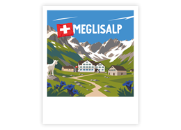 Postkarte Meglisalp