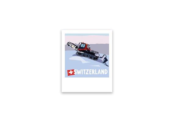 Postkarte Pistenraupe - Switzerland