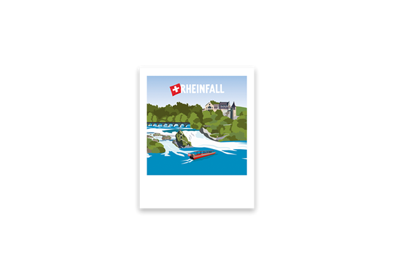 Postkarte Rheinfall Schaffhausen